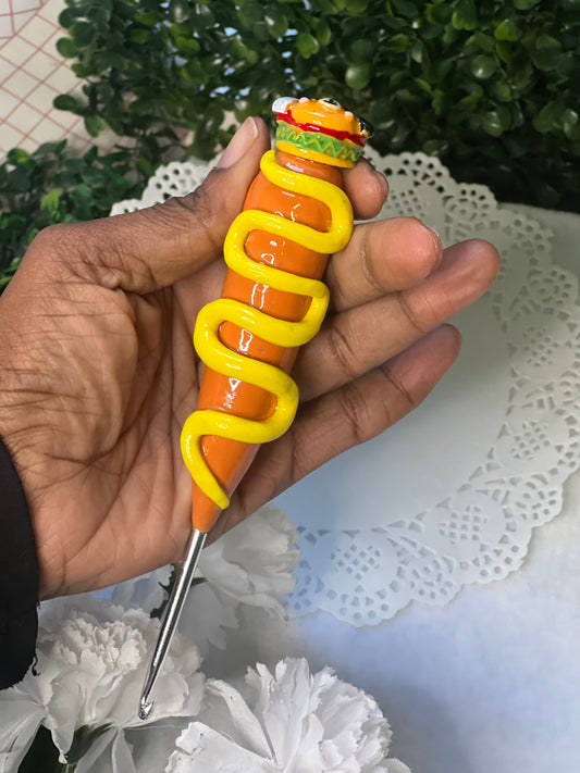 Crochet Hook (Corn Dog)