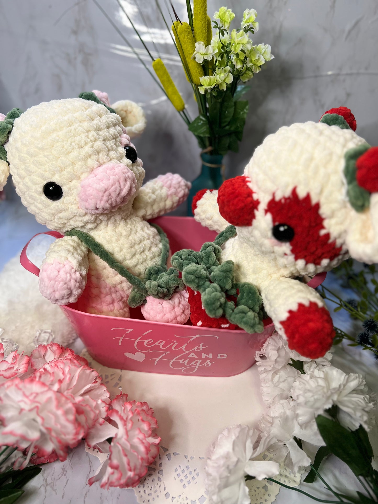 Strawberry 🍓 Cow 🐮 Plushie(Pink)