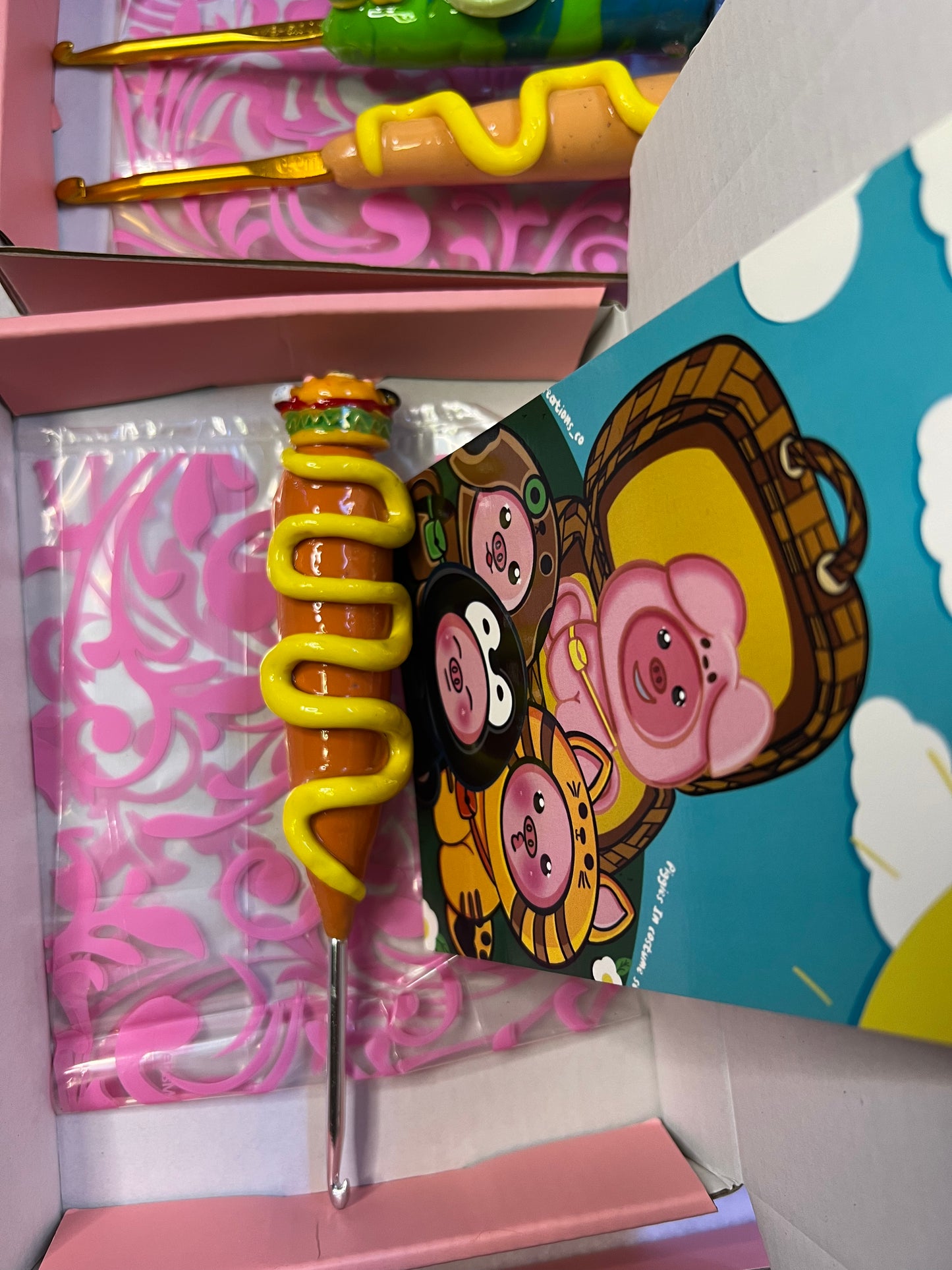Crochet Hook (Corn Dog)