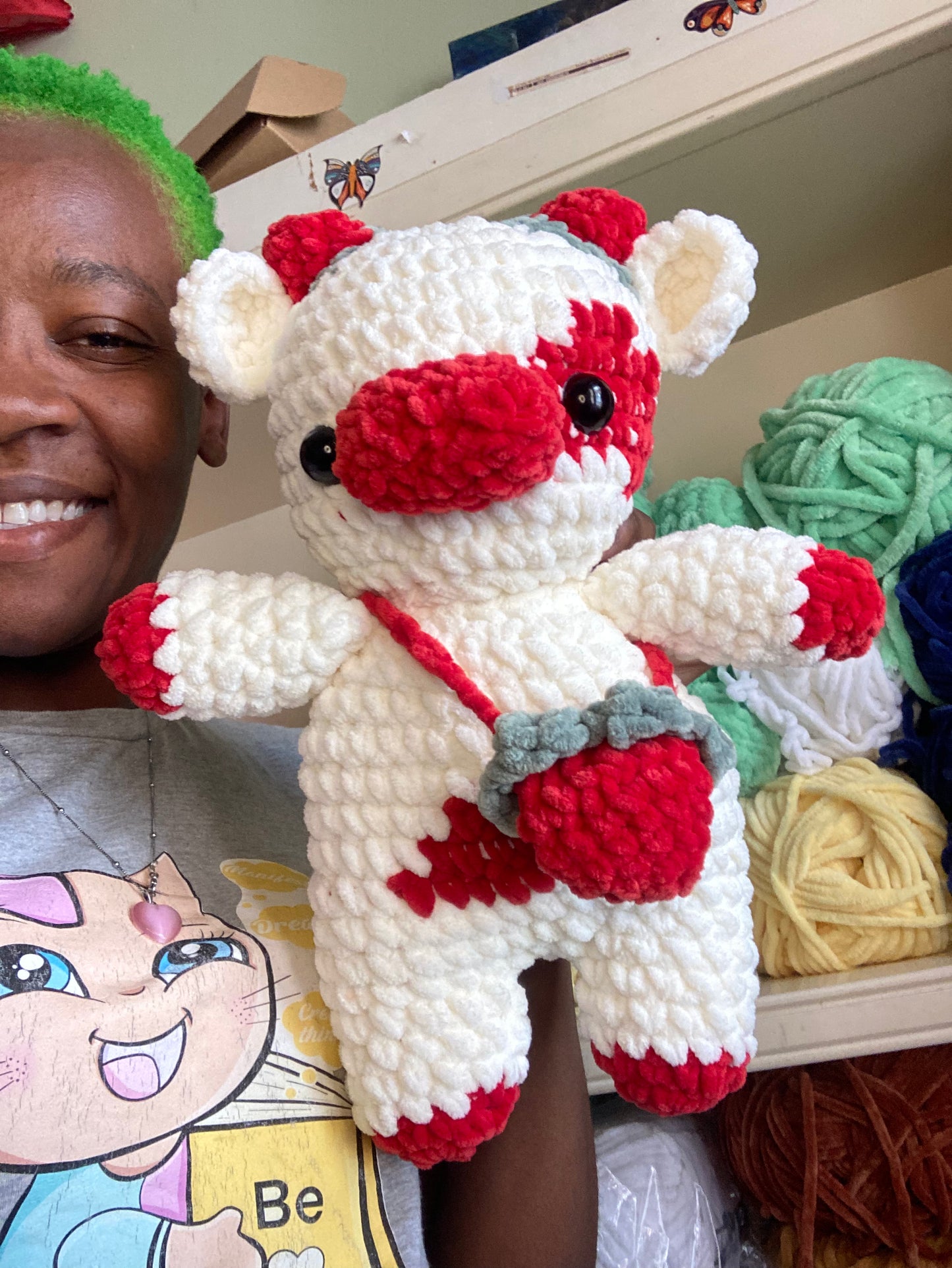 Strawberry 🍓 Cow 🐮 Plushie