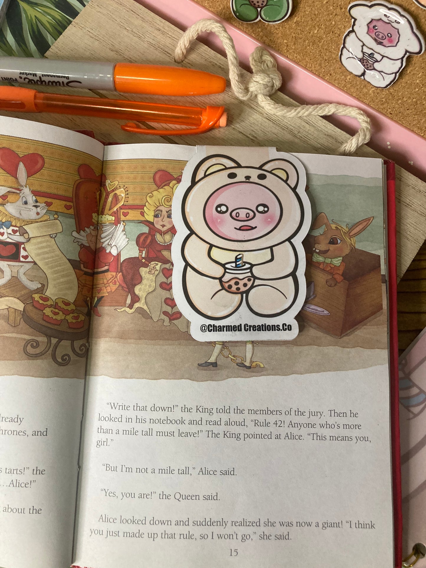 Bookmarks (piggies in Costume)