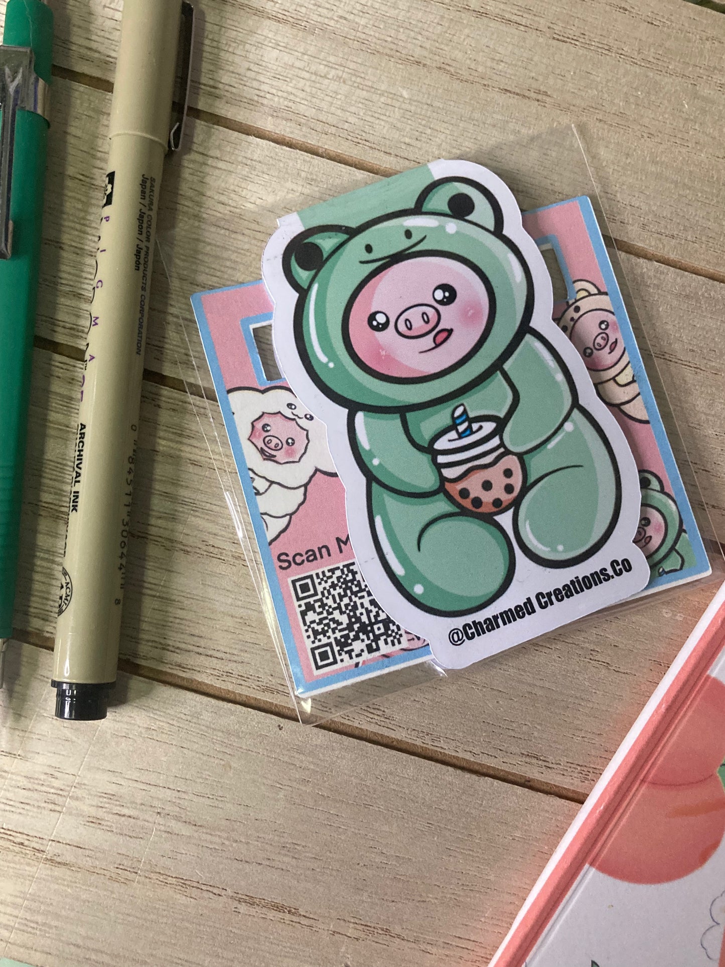 Bookmarks (piggies in Costume)