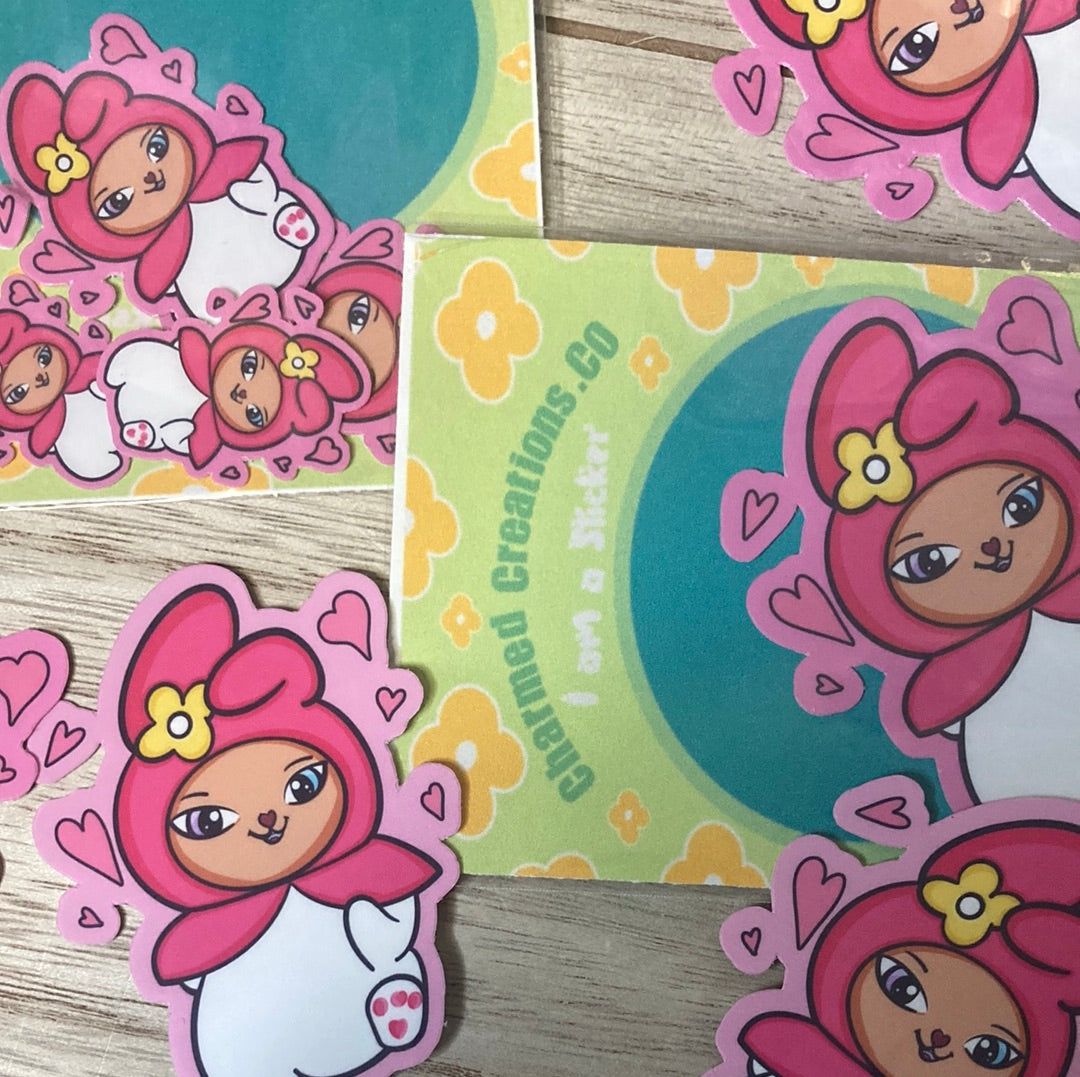 Mello Bunny Vinyl Sticker