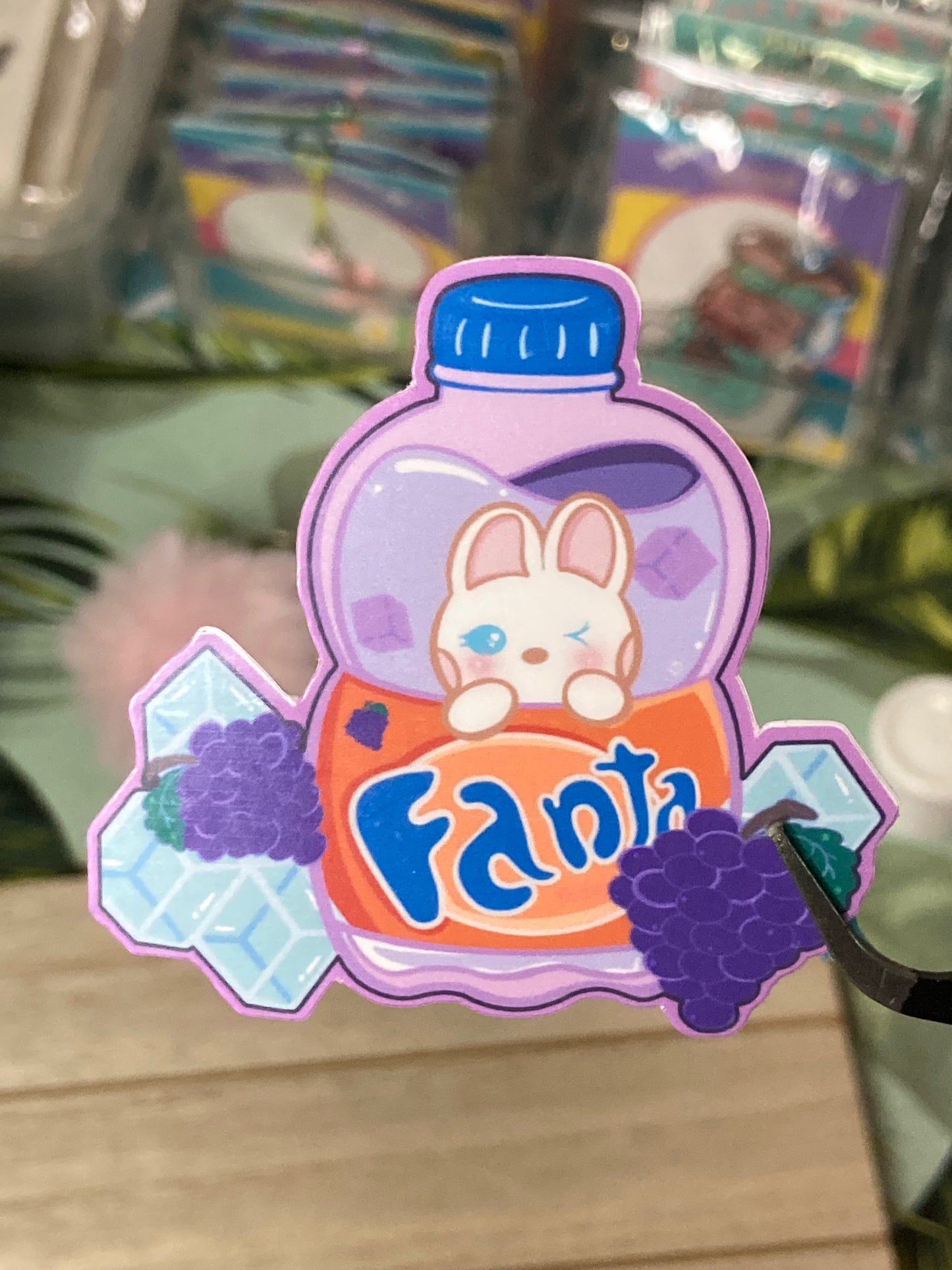 Fanta sobre hielo Pegatina