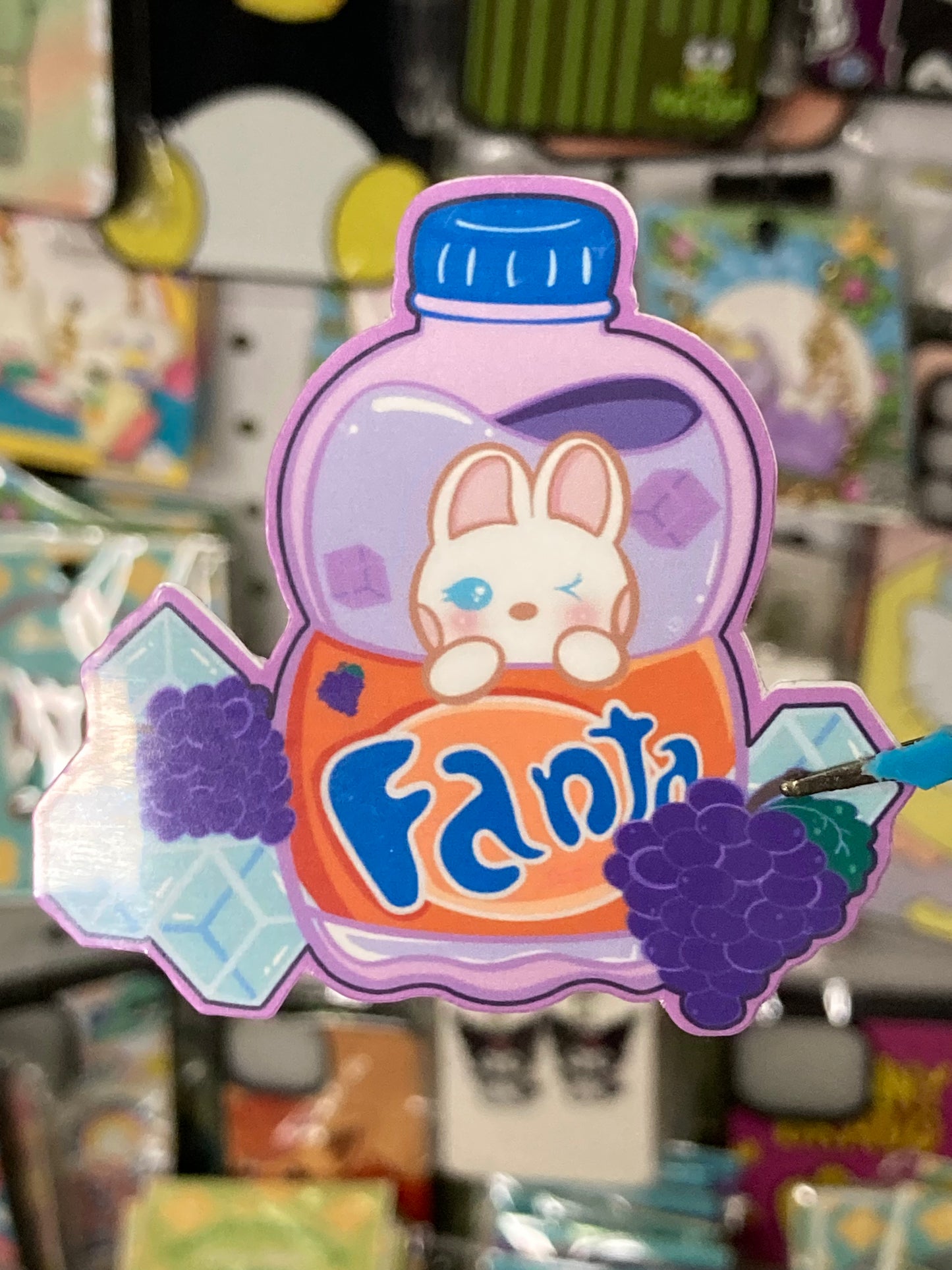 Fanta sobre hielo Pegatina