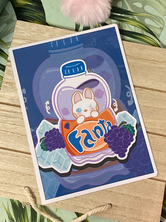Fanta sobre hielo impresiones