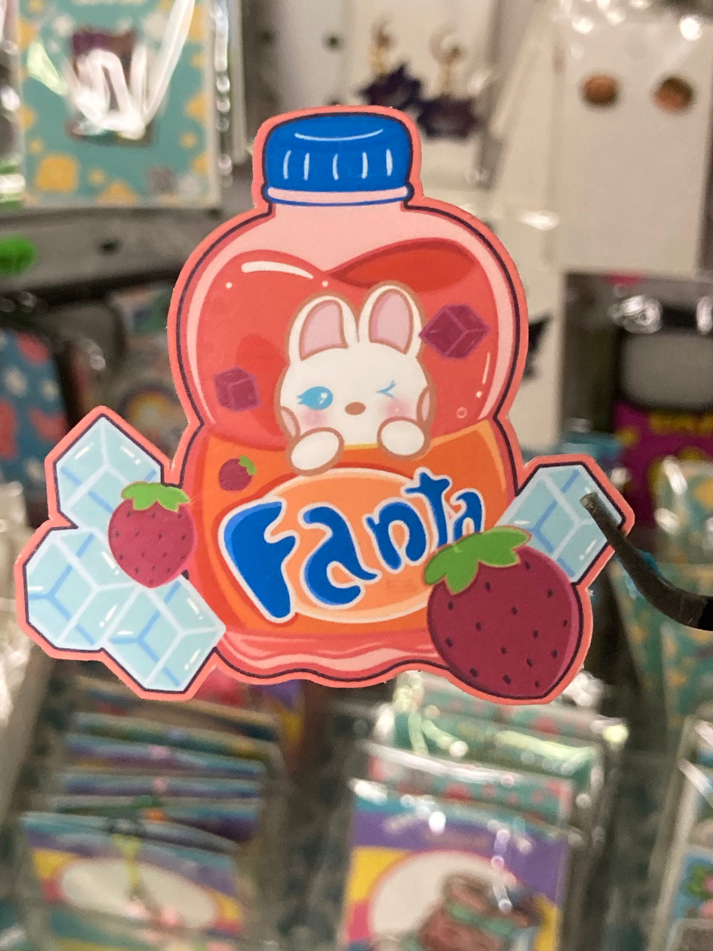 Fanta sobre hielo Pegatina