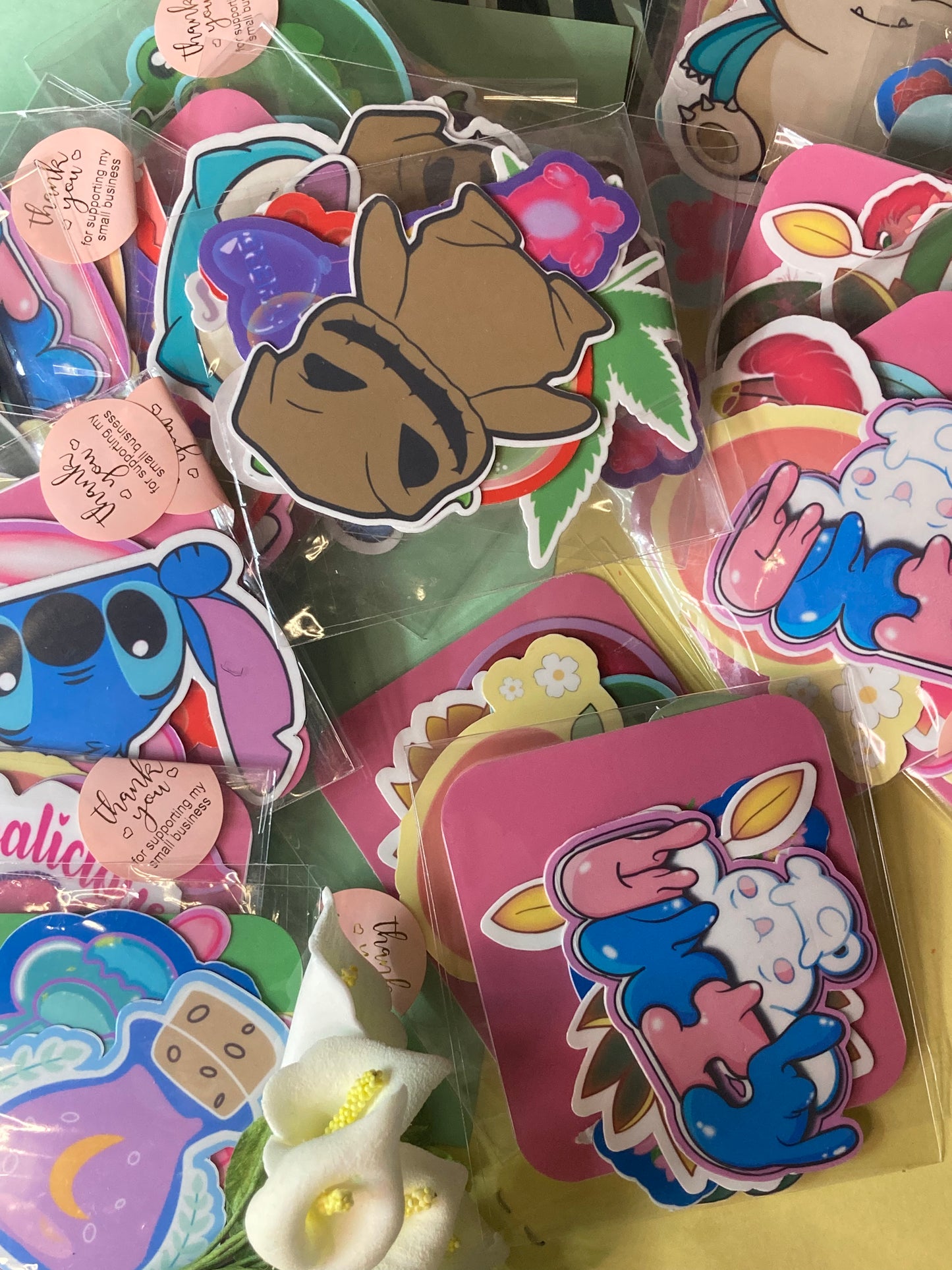 Paquete de pegatinas jubilado